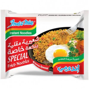 اندومي شعريه مقليه مع زيت التوابل 75جم