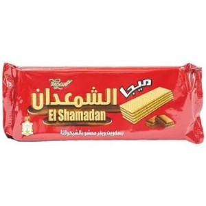 بسكويت شمعدان ويفر محشو شوكولاته الاحمر 25جم