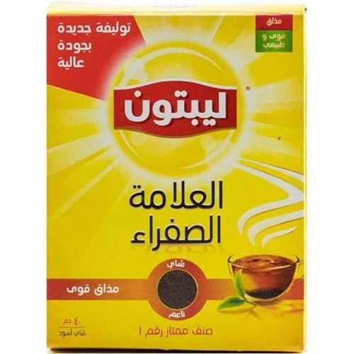 شاى ليبتون اسود ناعم 40جم